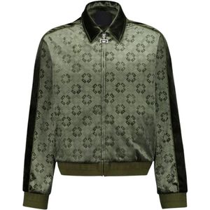 Givenchy, Heren, Jassen, Groen, Maat: L Zijde,