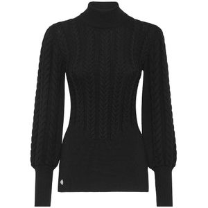 Philipp Plein - Wool Turtleneck LS Basic - Coltrui - Zwart