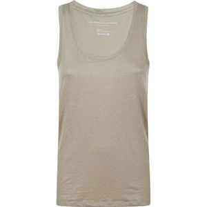 Majestic Filatures, Dames, Tops, Beige, Maat: M Linnen,