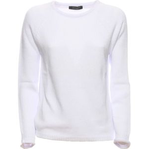 Aragona, Dames, Sweatshirts & Hoodies, Wit, Maat: M Katoen,