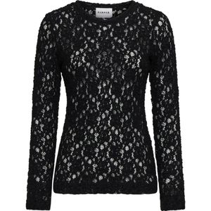 P.a.r.o.s.h., Dames, Tops, Zwart, Maat: S Katoen,