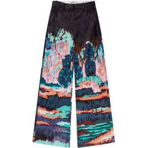 Munthe, Dames, Broeken, Veelkleurig, Maat: XS Viscose,