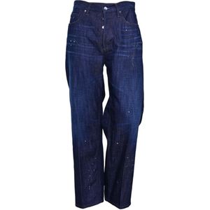 Nine In The Morning, Heren, Broeken, Blauw, Maat: W32