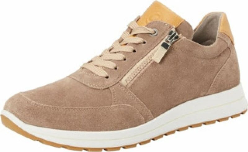 ARA - Matteo - Sneakers - Grigio Caramel - Heren - Uitneembaar Voetbed High Soft