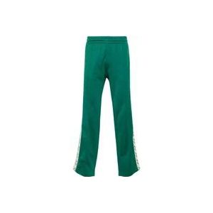 Casablanca Donkergroene broek met zijstreep , Green , Heren , Maat: L