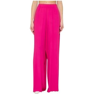 Federica Tosi, Dames, Broeken, Roze, Maat: XL Zijde,