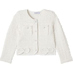 Self Portrait, unisex, Jassen, Wit, Maat: 116 CM Tweed,