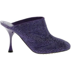 Bottega Veneta, Dames, Schoenen, Paars, Maat: 35 EU Leer,
