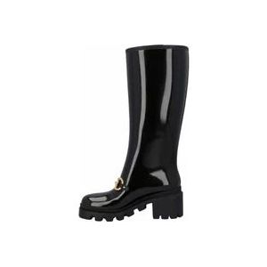 Gucci Rubber boots , Black , Dames , Maat: 36 EU