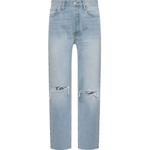 Re/Done, Dames, Jeans, Blauw, Maat: W29