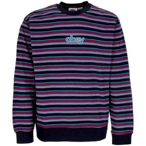 Obey, Heren, Sweatshirts & Hoodies, Veelkleurig, Maat: S Fleece,
