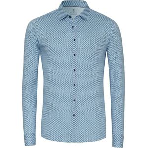 Desoto, Heren, Overhemden, Blauw, Maat: XL