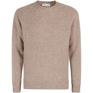 Filippo De Laurentiis, Heren, Truien, Beige, Maat: L Wol,