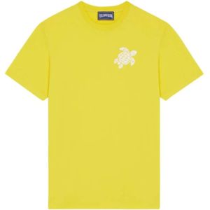 Vilebrequin, Heren, Tops, Geel, Maat: 2XL Katoen,