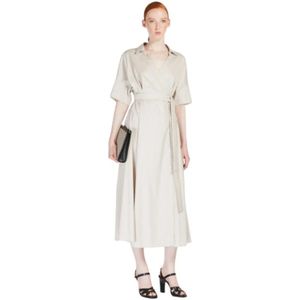 Max Mara, Dames, Jurken, Wit, Maat: S Katoen,