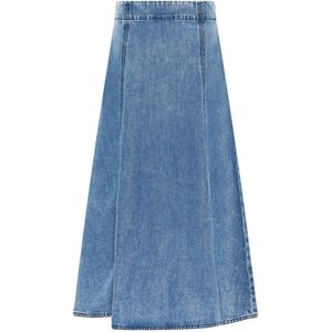 Bruuns Bazaar, Dames, Rokken, Blauw, Maat: XS Denim,