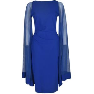 Chiara Boni, Dames, Jurken, Blauw, Maat: XL