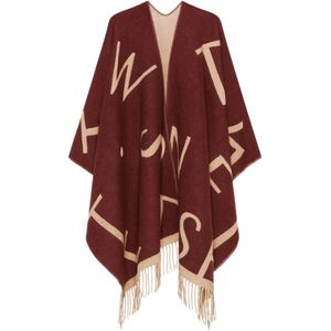 Twinset, Dames, Jassen, Rood, Maat: ONE Size Wol,