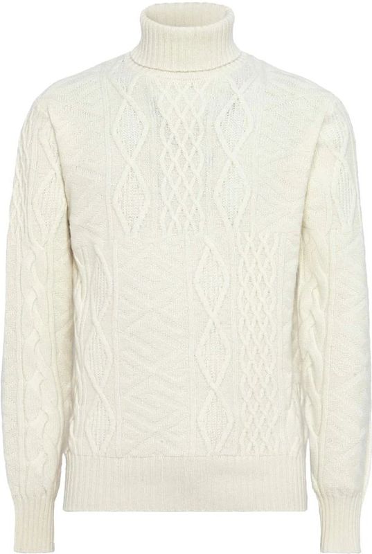 Boggi Milano, Heren, Truien, Beige, Maat: S Wol,