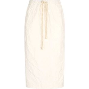 Roberto Cavalli, Dames, Rokken, Beige, Maat: XS Katoen,