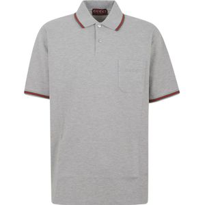 Gucci, Heren, Tops, Grijs, Maat: 2XL Katoen,