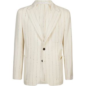 Eleventy, Heren, Jassen, Beige, Maat: M Kasjmier,