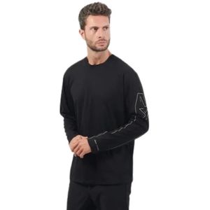 Armani Exchange, Heren, Tops, Zwart, Maat: S Katoen,