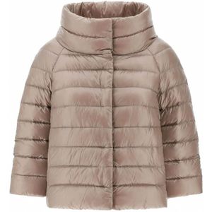 Herno, Dames, Jassen, Grijs, Maat: XL Katoen,