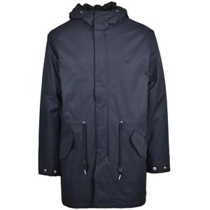 Levi's, Heren, Mantels, Zwart, Maat: XL Katoen,