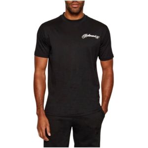 John Richmond, Heren, Tops, Zwart, Maat: S Katoen,