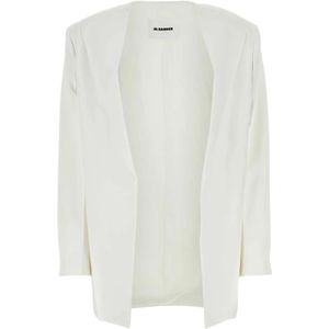 Jil Sander, Dames, Truien, Wit, Maat: XS Viscose,