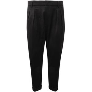 Dondup, Heren, Broeken, Zwart, Maat: W30 Wol,