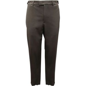 Armani, Heren, Broeken, Bruin, Maat: L Wol,