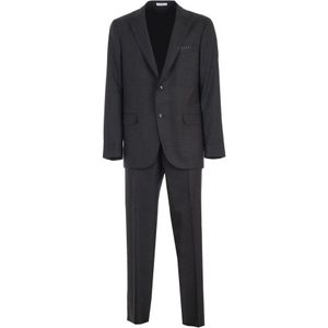 Boglioli, Heren, Pakken, Grijs, Maat: 2XL