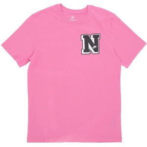 Nike - T-shirt - Katoen - Sportieve Look - Zwart