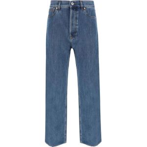 Valentino, Heren, Jeans, Blauw, Maat: W33 Denim,