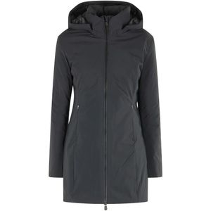 Save The Duck, Dames, Mantels, Zwart, Maat: XL