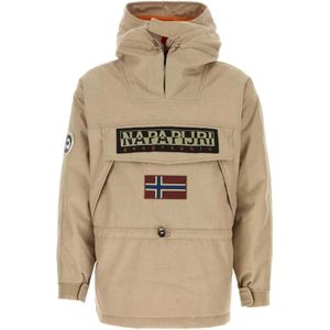 Napapijri, Heren, Jassen, Beige, Maat: S
