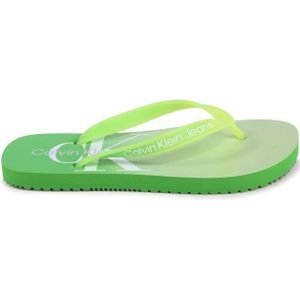 Calvin Klein, Dames, Schoenen, Groen, Maat: 38 EU Leer,