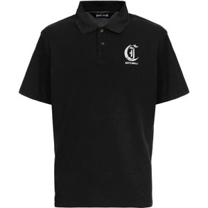 Just Cavalli, Heren, Tops, Zwart, Maat: S Katoen,