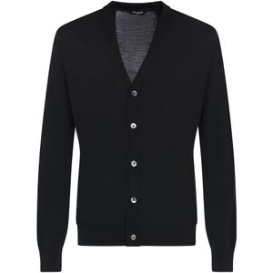 Franzese Collection, Heren, Truien, Zwart, Maat: S Wol,