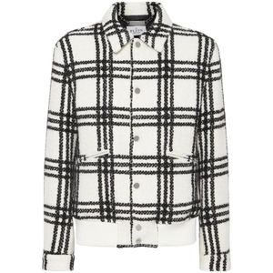 Philipp Plein, Heren, Jassen, Wit, Maat: 4XL Wol,