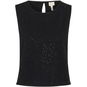 Part Two, Dames, Tops, Zwart, Maat: S Viscose,