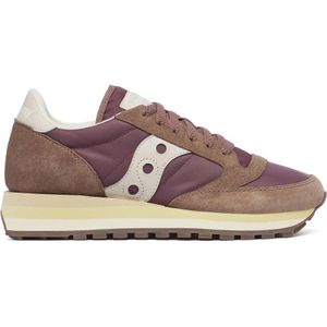 Saucony - Jazz Triple - Dames Schoenen - Bruin - Suède