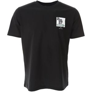 PS By Paul Smith, Heren, Tops, Zwart, Maat: S Katoen,