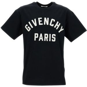 Givenchy, Heren, Tops, Zwart, Maat: L Katoen,