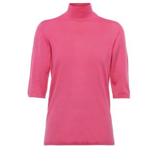 Max Mara, Dames, Truien, Roze, Maat: L Wol,
