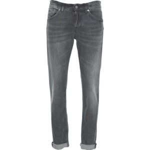 Dondup, Heren, Jeans, Grijs, Maat: W30 Katoen,