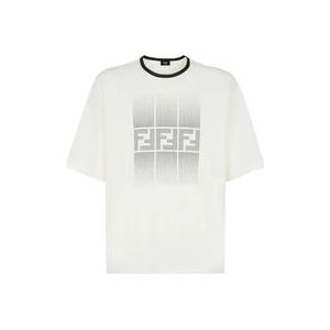 Fendi T-Hemden , White , Heren , Maat: S