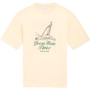 Drole de Monsieur, Heren, Tops, Beige, Maat: L